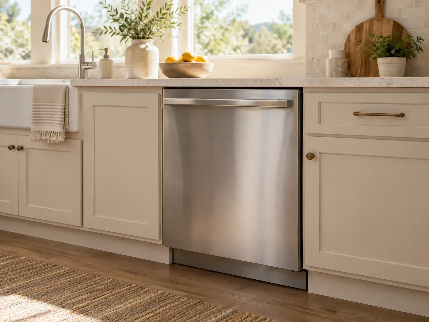 Dishwasher repair in a Pflugerville, Texas kitchen